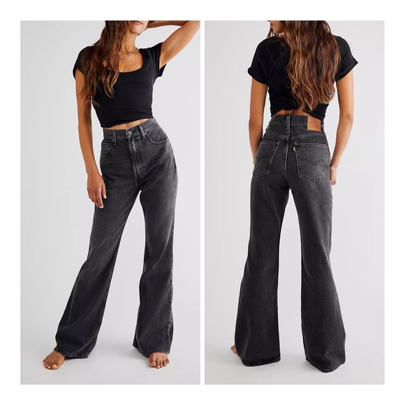 Levi’s 70’s High Waist Flare Black Washed Women’s Jeans/Sz:28/NWT